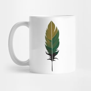 Colorful nature feather Mug